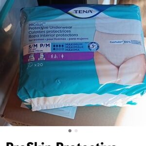 Skin Womens Briefs in White and Teal Packaging